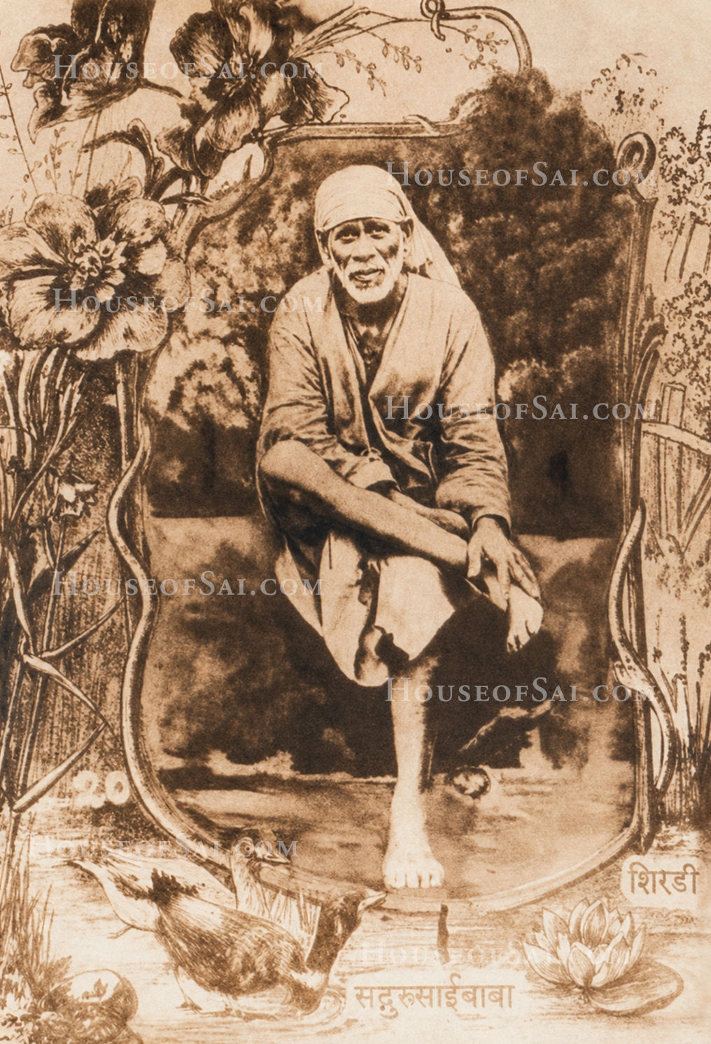 Sai Baba's Image Worshipped by Pitale
