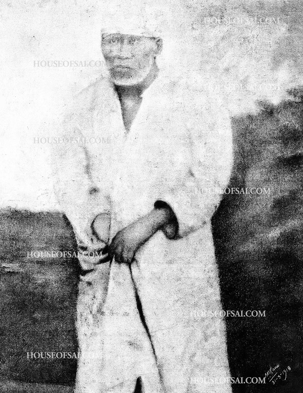 Portrait Photo Painting of Sai Baba (Mankar)