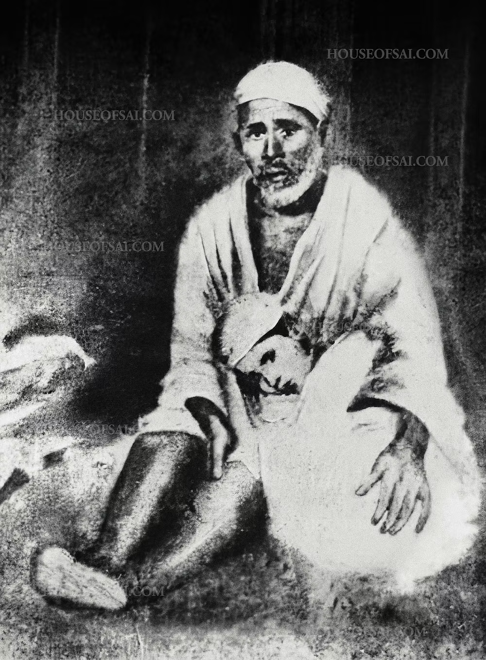 Sai Baba with a Child