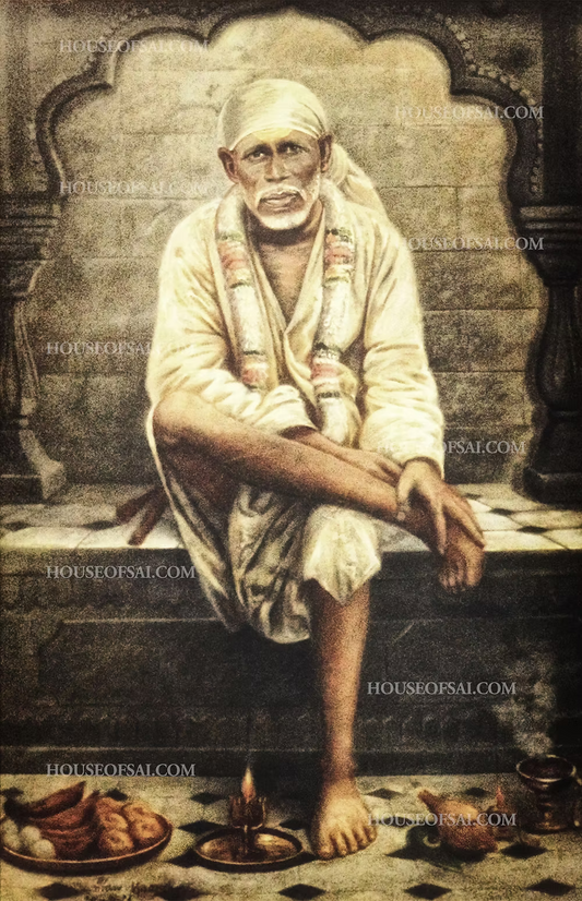 Sai Baba Oil Painting (Hemadpant)